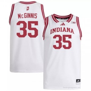 IU #35 George McGinnis Game-Day Jersey | Men White Player Basketball Premium Embroidered 37429749