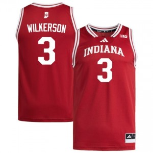 Lamar Wilkerson #3 Jersey | Indiana Hoosiers Men Crimson Premium Embroidered High School Basketball 24667214