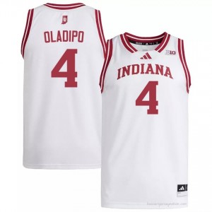 #4 Victor Oladipo Hoosiers Jersey | Men White College Stitched Basketball Collection 18044431