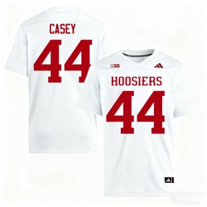 Aaron Casey #44 Jersey | Indiana Hoosiers Men White Premium Embroidered NCAA Football 18956862