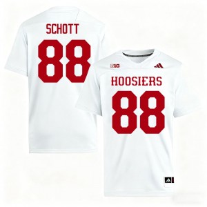 Brock Schott #88 Jersey | Indiana Hoosiers Men White Premium Embroidered College Football 24743853