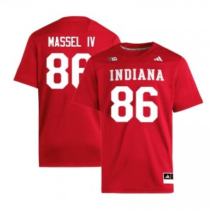 Bruno Massel IV #86 Jersey | Indiana Hoosiers Men Crimson Premium Embroidered Player Foottball 28472064