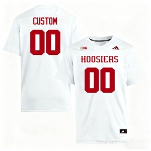 IU #00 Custom Game-Day Jersey | Men White University Foottball Premium Embroidered 43120378