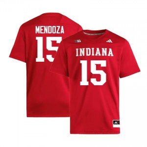 Fernando Mendoza #15 Jersey | Indiana Hoosiers Men Crimson Premium Embroidered College Foottball 60942831