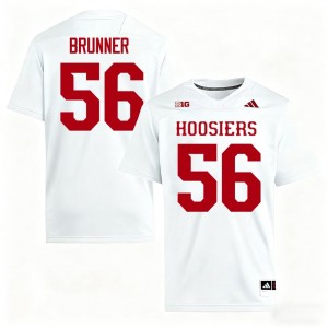 Joe Brunner #56 Jersey | Indiana Hoosiers Men White Premium Embroidered High School Football 34012101