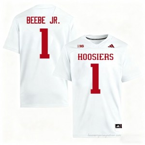 IU #1 Lee Beebe Jr. Game-Day Jersey | Men White Player Foottball Premium Embroidered 86277282