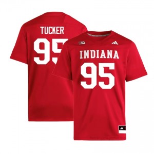 Authentic Tyrique Tucker Jersey | #95 Crimson IU Hoosiers Men Foottball Stitched & Licensed 18465770