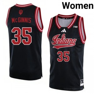 IU #35 George McGinnis Game-Day Jersey | Women Black NCAA Basketball Premium Embroidered 12306249