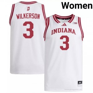 Lamar Wilkerson #3 Jersey | Indiana Hoosiers Women White Premium Embroidered Player Basketball 36976278