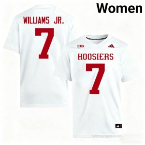 IU #7 E.J. Williams Jr. Game-Day Jersey | Women White College Foottball Premium Embroidered 31852759