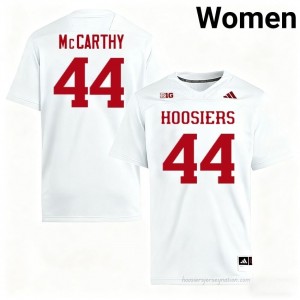 IU #44 Mitch McCarthy Game-Day Jersey | Women White High School Foottball Premium Embroidered 50824430