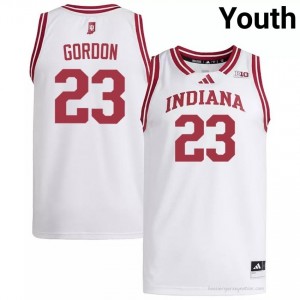 Authentic Eric Gordon Jersey | #23 White IU Hoosiers Youth Basketball Stitched & Licensed 30493495
