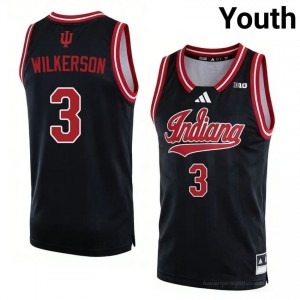 Lamar Wilkerson #3 Jersey | Indiana Hoosiers Youth Black Premium Embroidered NCAA Basketball 69575810