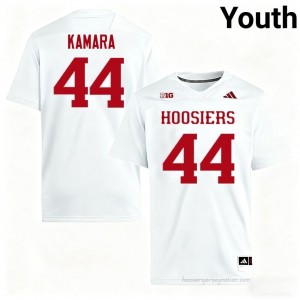 IU #44 Amari Kamara Game-Day Jersey | Youth White College Foottball Premium Embroidered 26564053