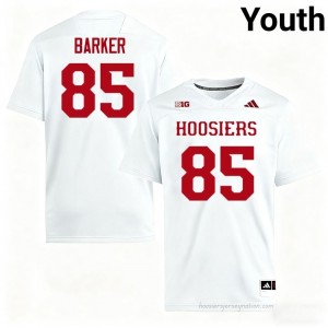 #85 Andrew Barker Hoosiers Jersey | Youth White University Stitched Foottball Collection 97037039