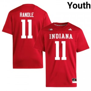 #11 Antwaan Randle Hoosiers Jersey | Youth Crimson University Stitched Football Collection 59953981