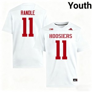 Antwaan Randle #11 Jersey | Indiana Hoosiers Youth White Premium Embroidered High School Football 36622191