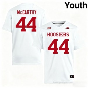 #44 Mitch McCarthy Hoosiers Jersey | Youth White Player Stitched Foottball Collection 32657448